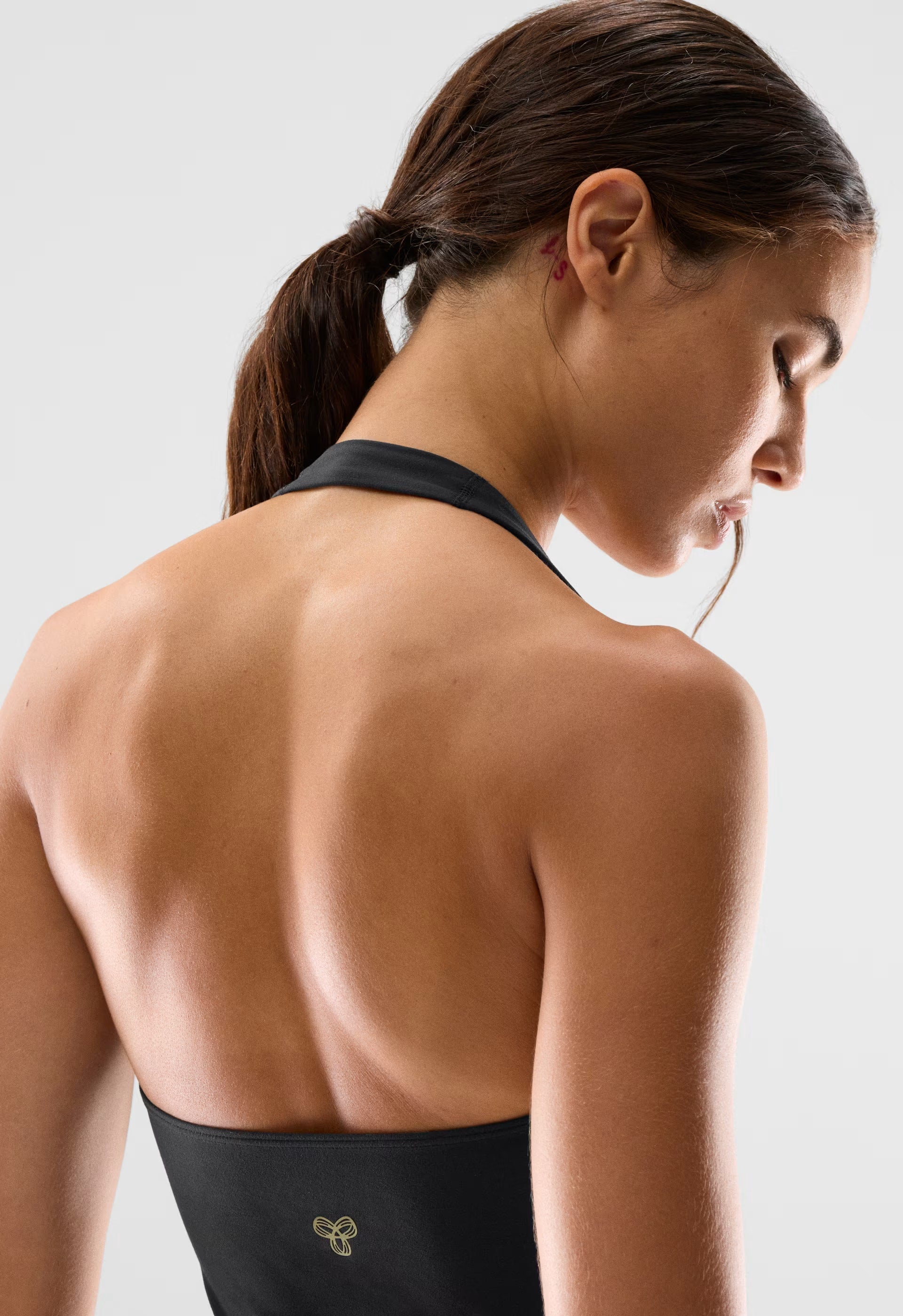 BUTTER Riley Halter Top - BLACK