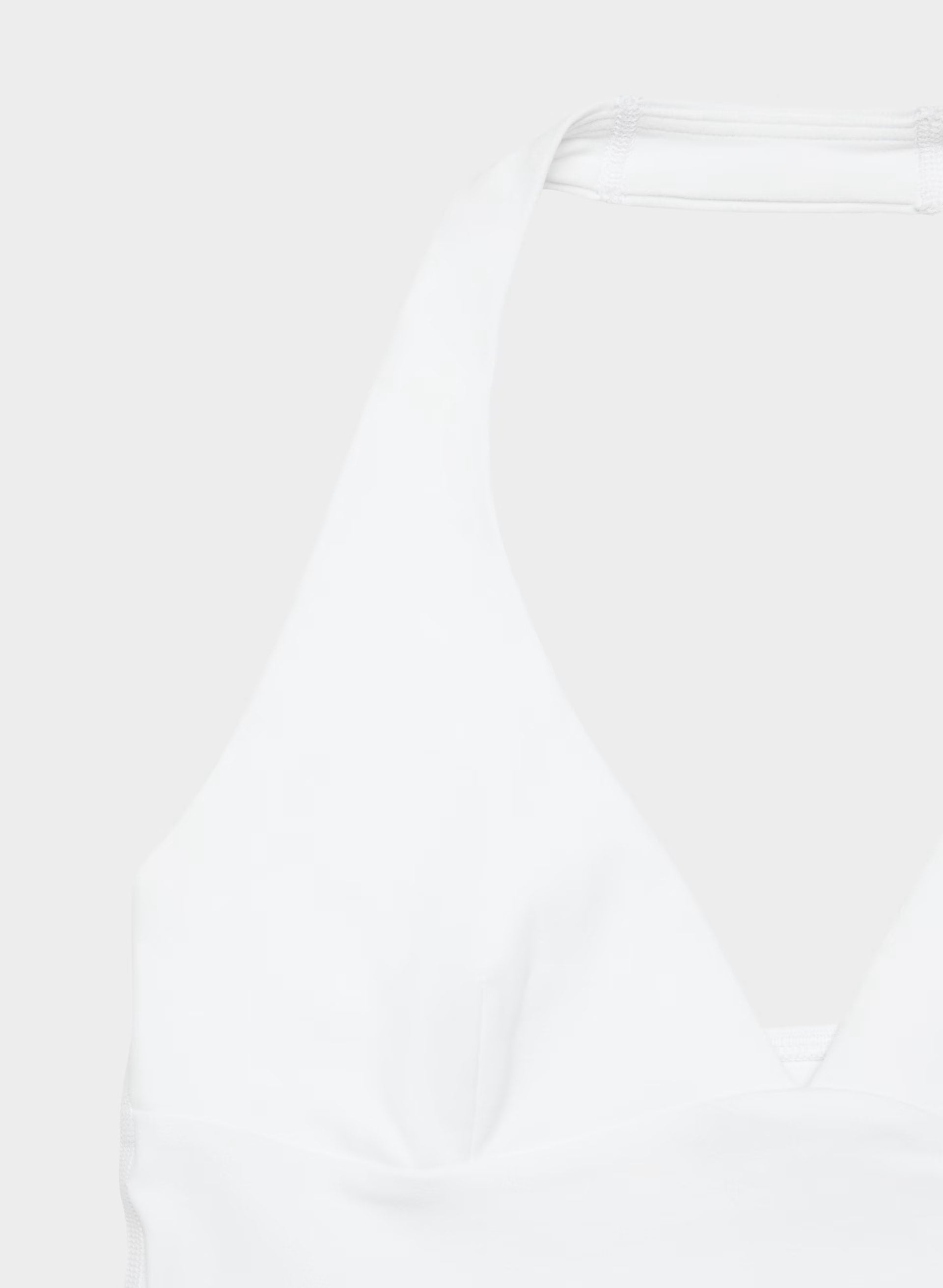 BUTTER Riley Halter Top - BRIGHT WHITE