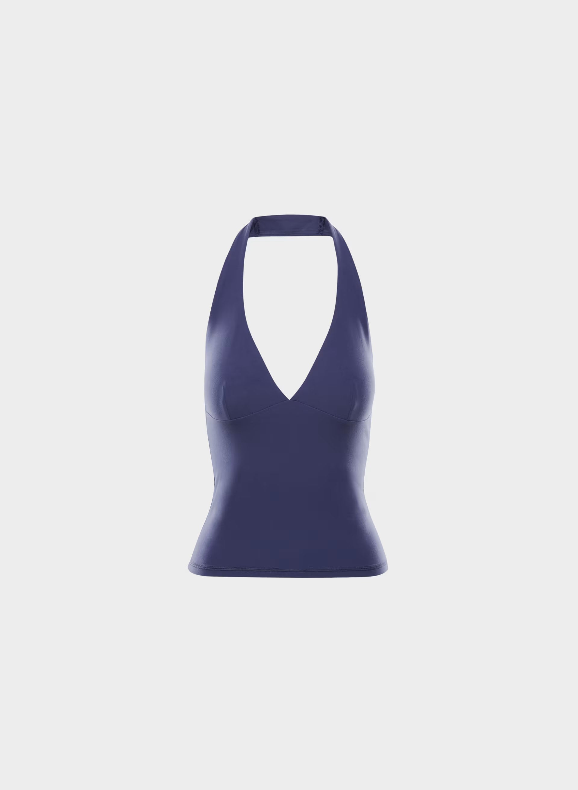 BUTTER Riley Halter Top - HARBOUR NAVY