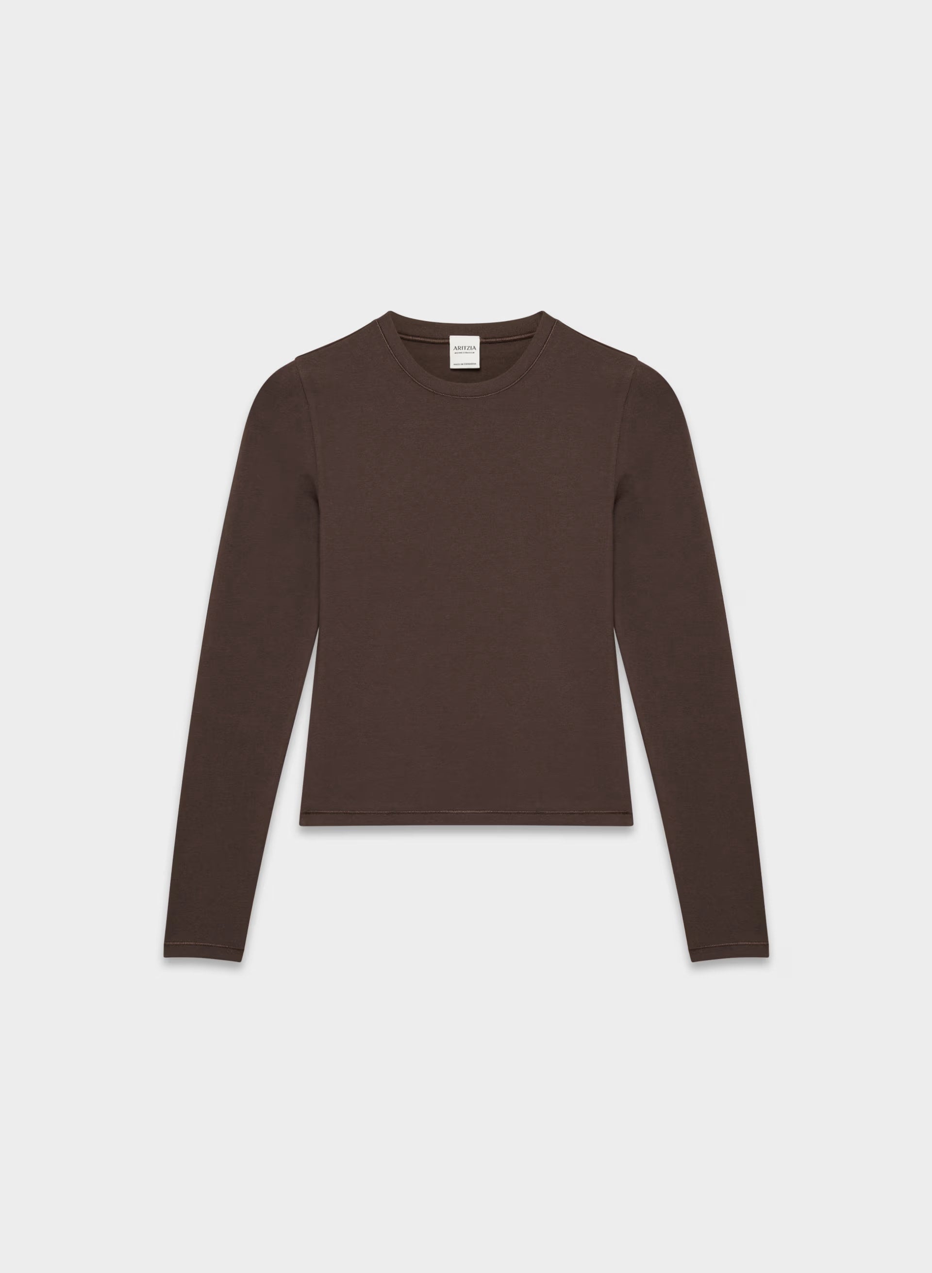 HomeStretch™ Smooth Solo Longsleeve - RICH MOCHA BROWN