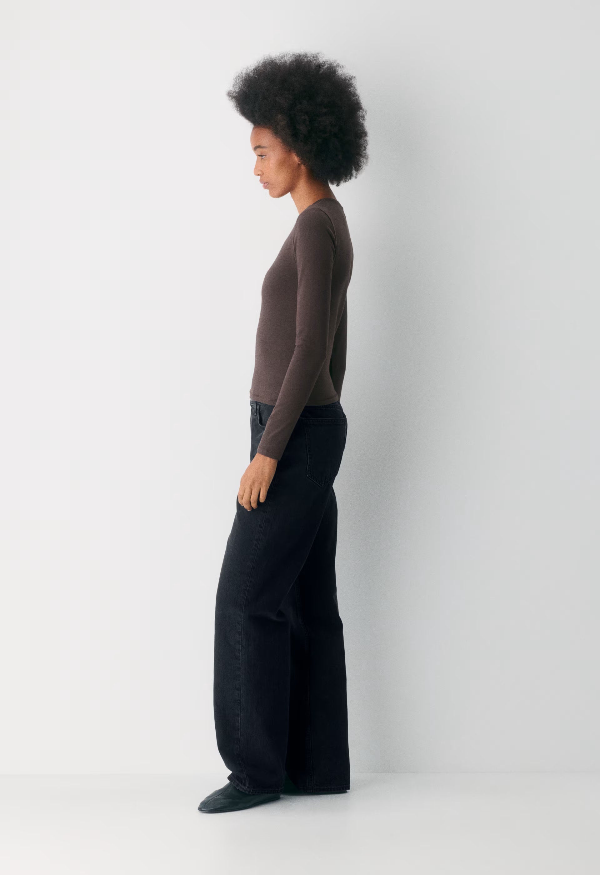HomeStretch™ Smooth Solo Longsleeve - RICH MOCHA BROWN