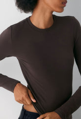 HomeStretch™ Smooth Solo Longsleeve - RICH MOCHA BROWN