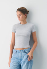 HomeStretch™ Smooth Tune T-Shirt - HEATHER CHROME