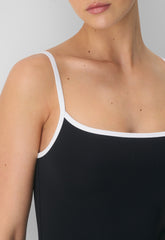 Original Contour Swoop Cami Tank - BLACK/WHITE