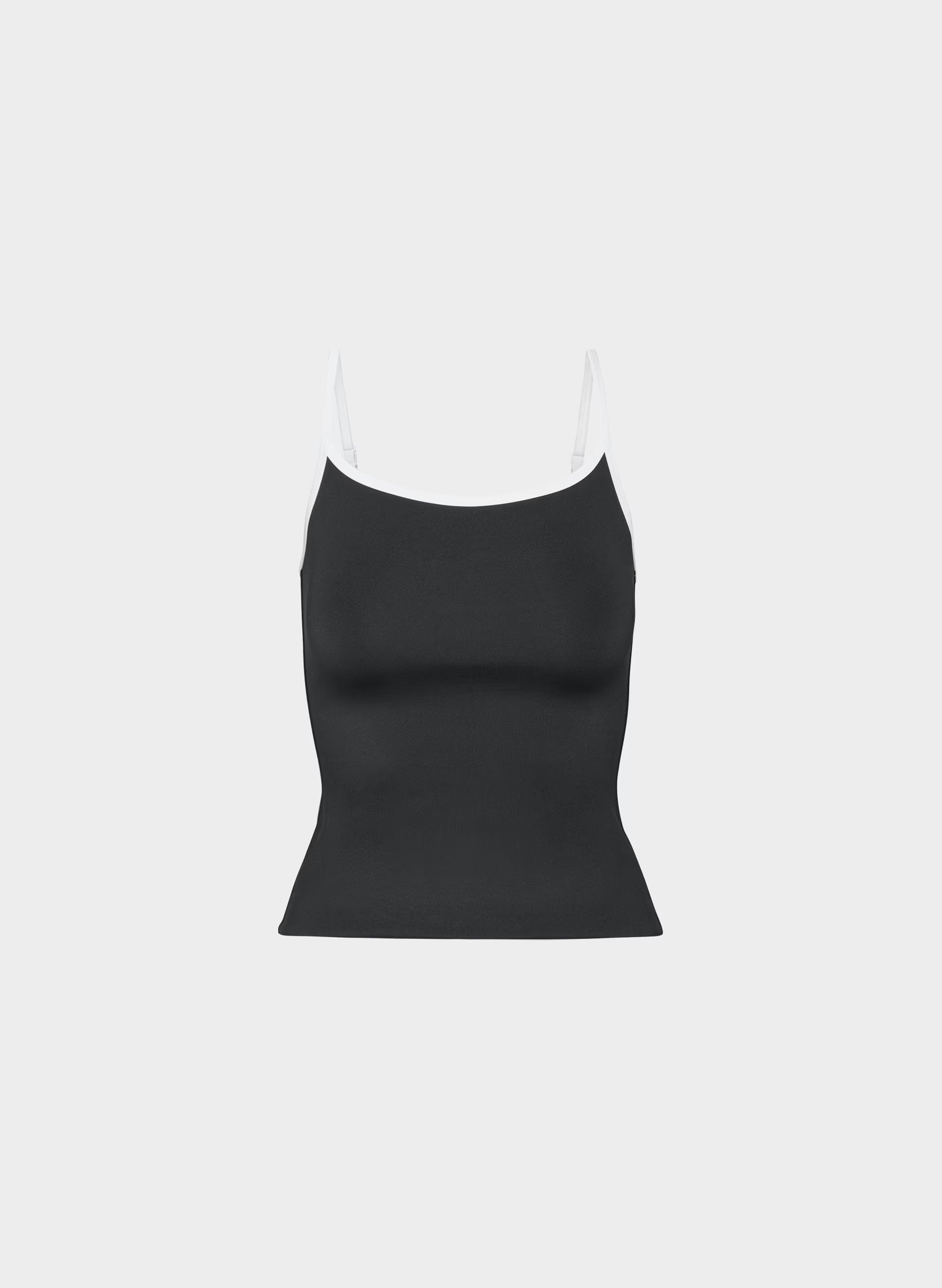 Original Contour Swoop Cami Tank - BLACK /BRIGHT WHT