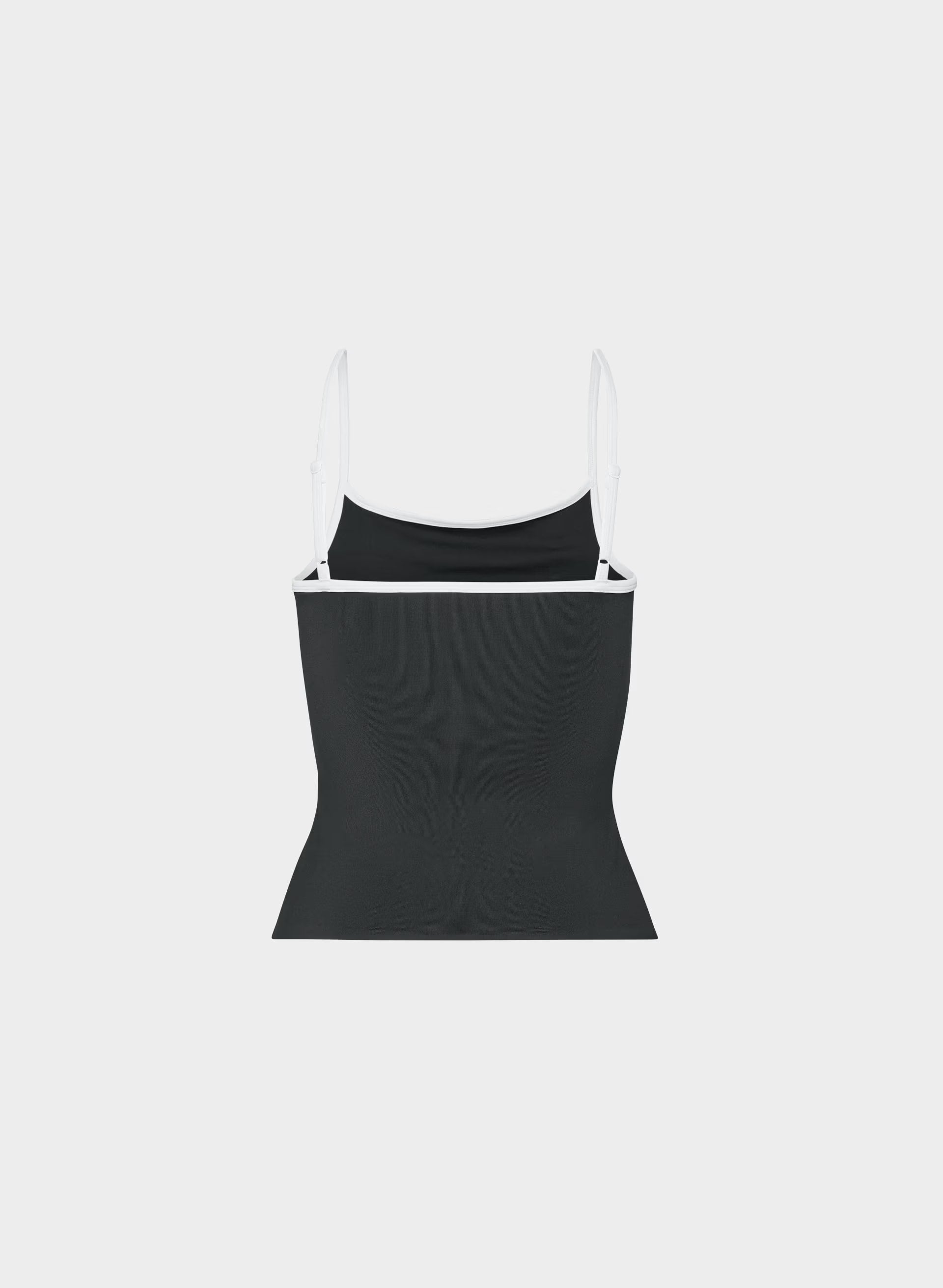 Original Contour Swoop Cami Tank - BLACK /BRIGHT WHT