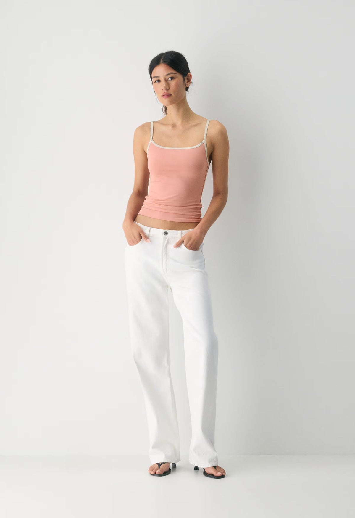 Original Contour Swoop Cami Tank - KLN PNK/MTRPLS TAUPE