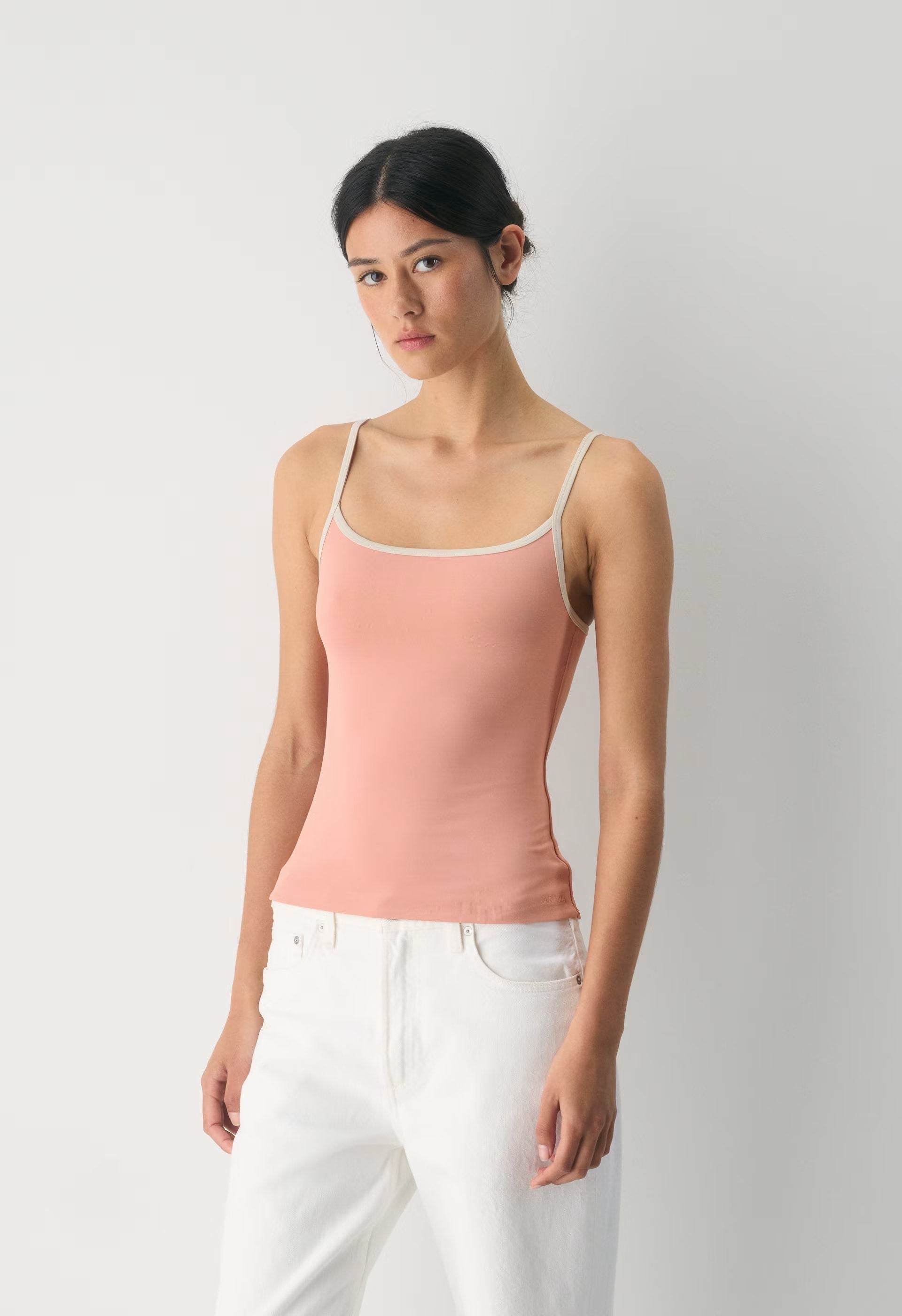 Original Contour Swoop Cami Tank - KLN PNK/MTRPLS TAUPE
