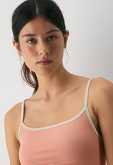 Original Contour Swoop Cami Tank - KLN PNK/MTRPLS TAUPE