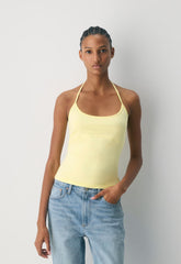 HomeStretch™ Smooth Deejay Halter Top - LEMONADE