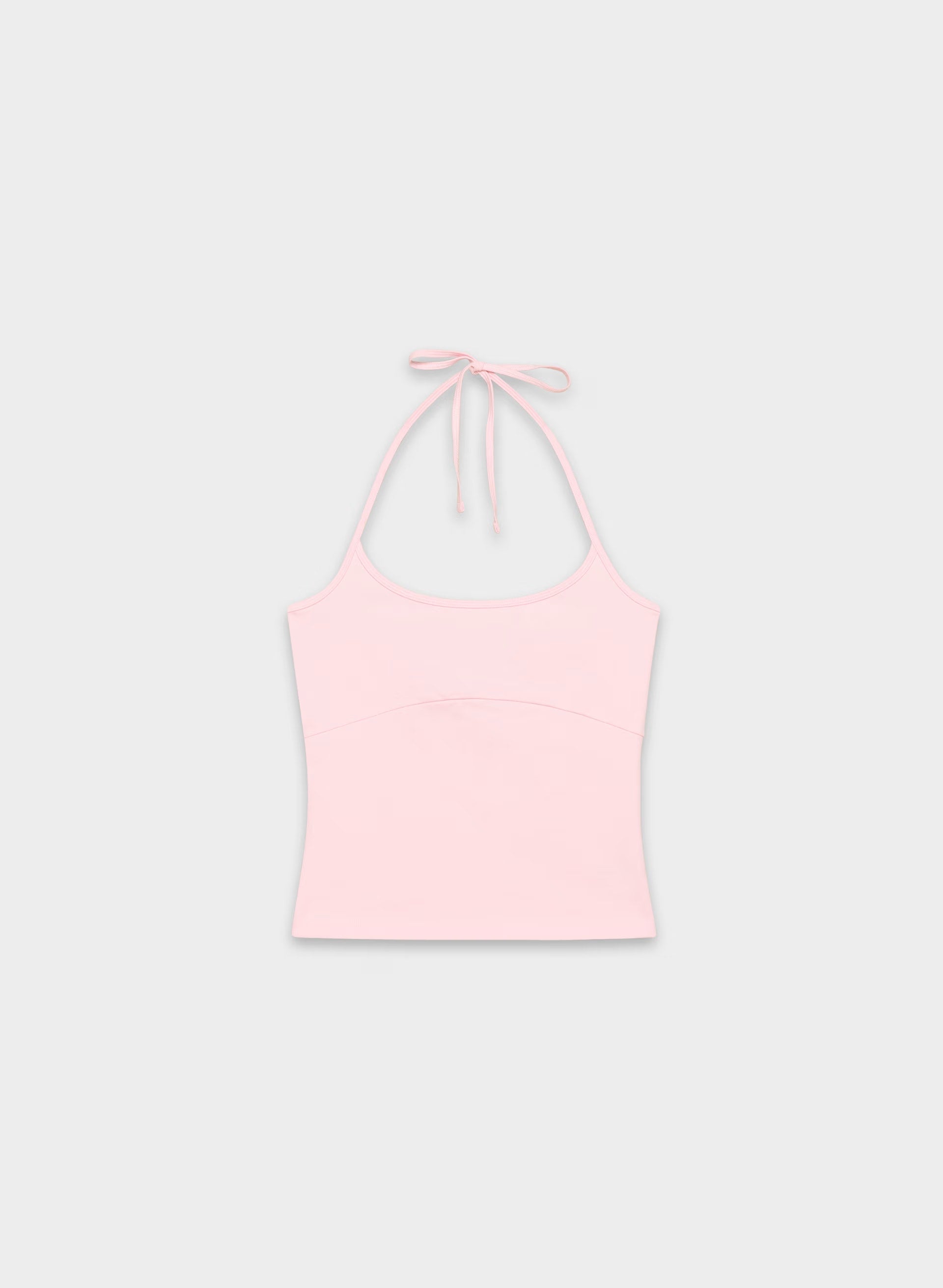 HomeStretch™ Smooth Deejay Halter Top - MILKSHAKE PINK