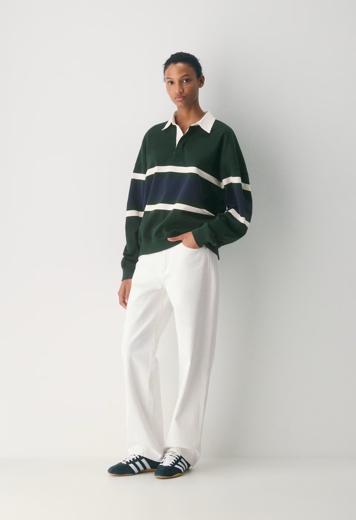 Mighty Cotton™ Lomu Polo - FIGTREE GRN/ADMIRAL