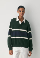 Mighty Cotton™ Lomu Polo - FIGTREE GRN/ADMIRAL