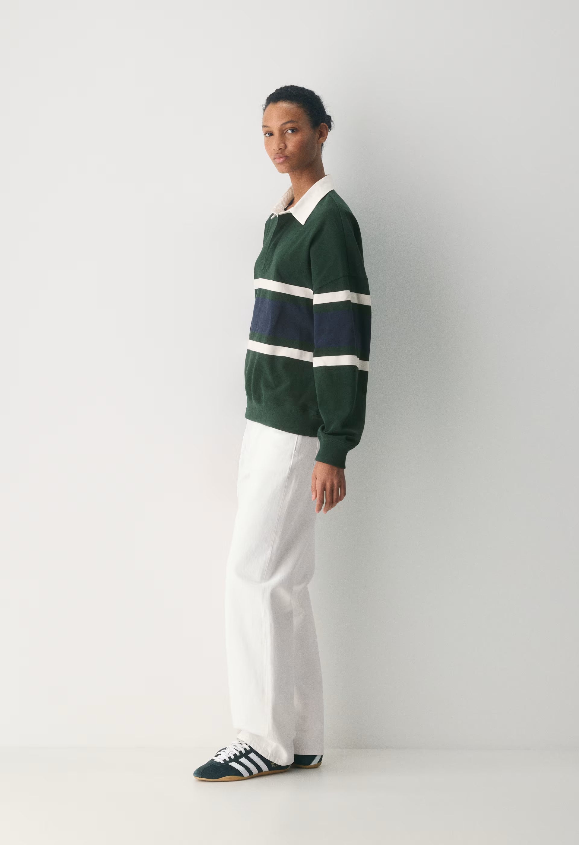 Mighty Cotton™ Lomu Polo - FIGTREE GRN/ADMIRAL