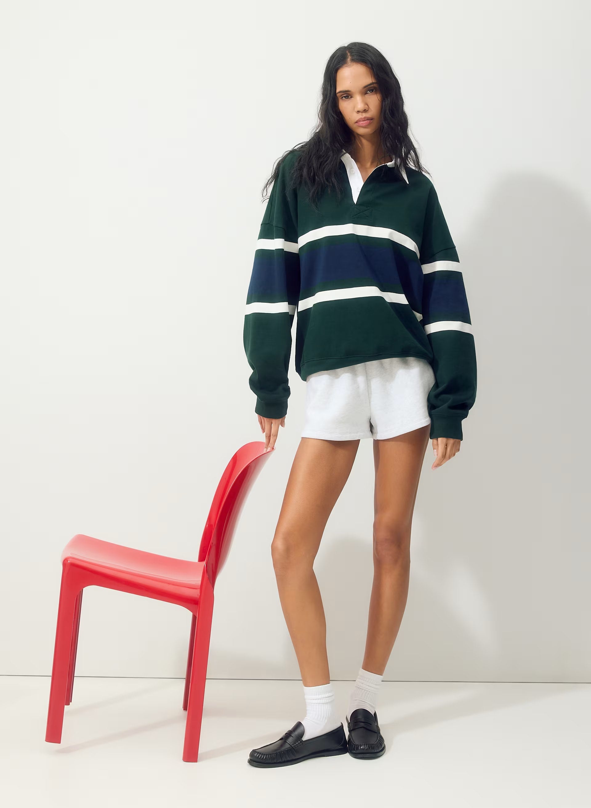 Mighty Cotton™ Lomu Polo - FIGTREE GRN/ADMIRAL