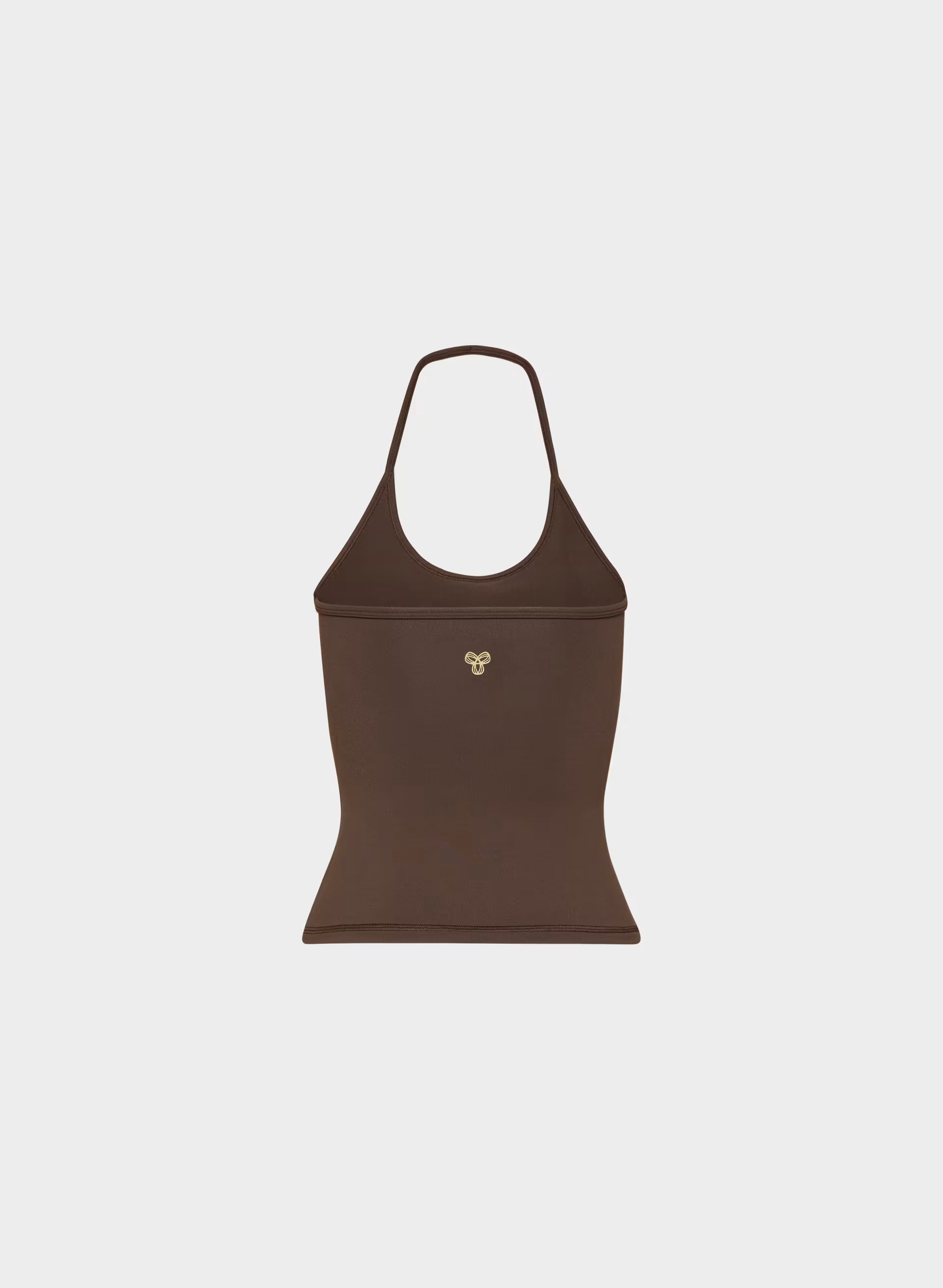 LIFE Essential Cami Halter Top - RICH MOCHA BROWN