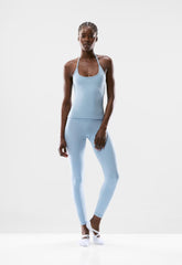 LIFE Essential Cami Halter Top - RIPPLE BLUE