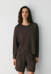 InterLock Cotton Steps Longsleeve - RICH MOCHA BROWN