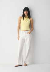 Smooth Matter™ Tower Halter Top - LEMONADE