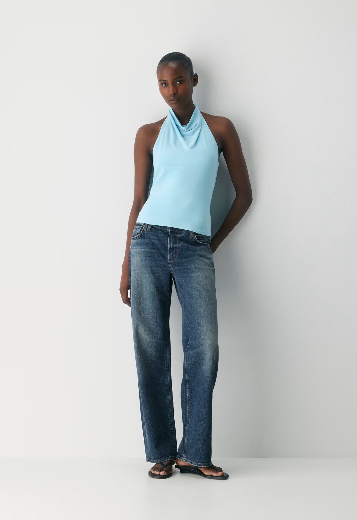 Smooth Matter™ Tower Halter Top - PANORAMA BLUE
