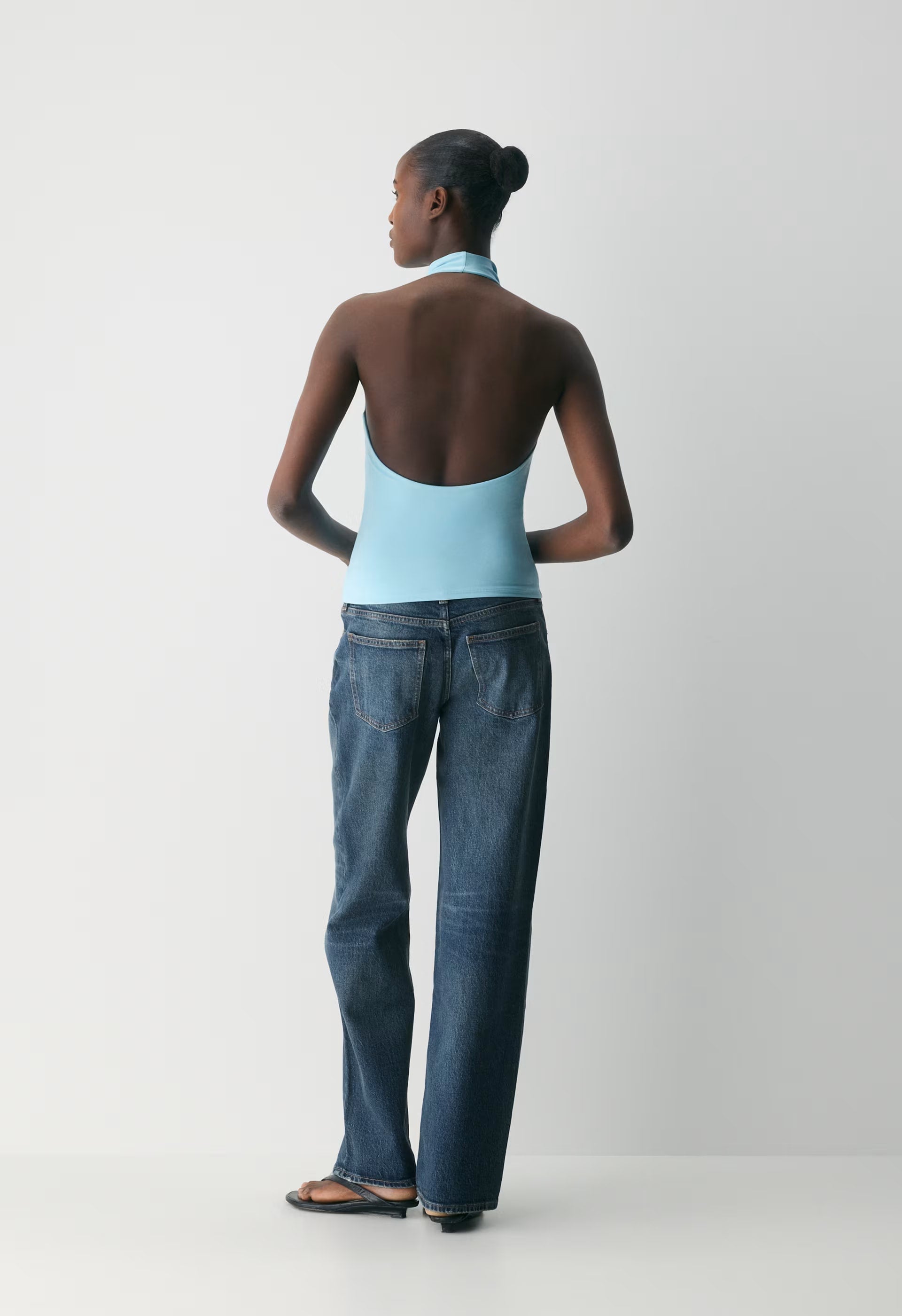 Smooth Matter™ Tower Halter Top - PANORAMA BLUE