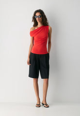 Smooth Matter™ Gallery Top - CHERRYBOMB RED