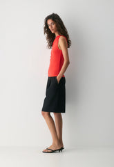 Smooth Matter™ Gallery Top - CHERRYBOMB RED