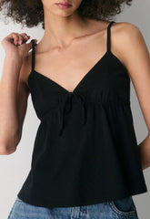 CottonWhisk™ Loulou Camisole - BLACK