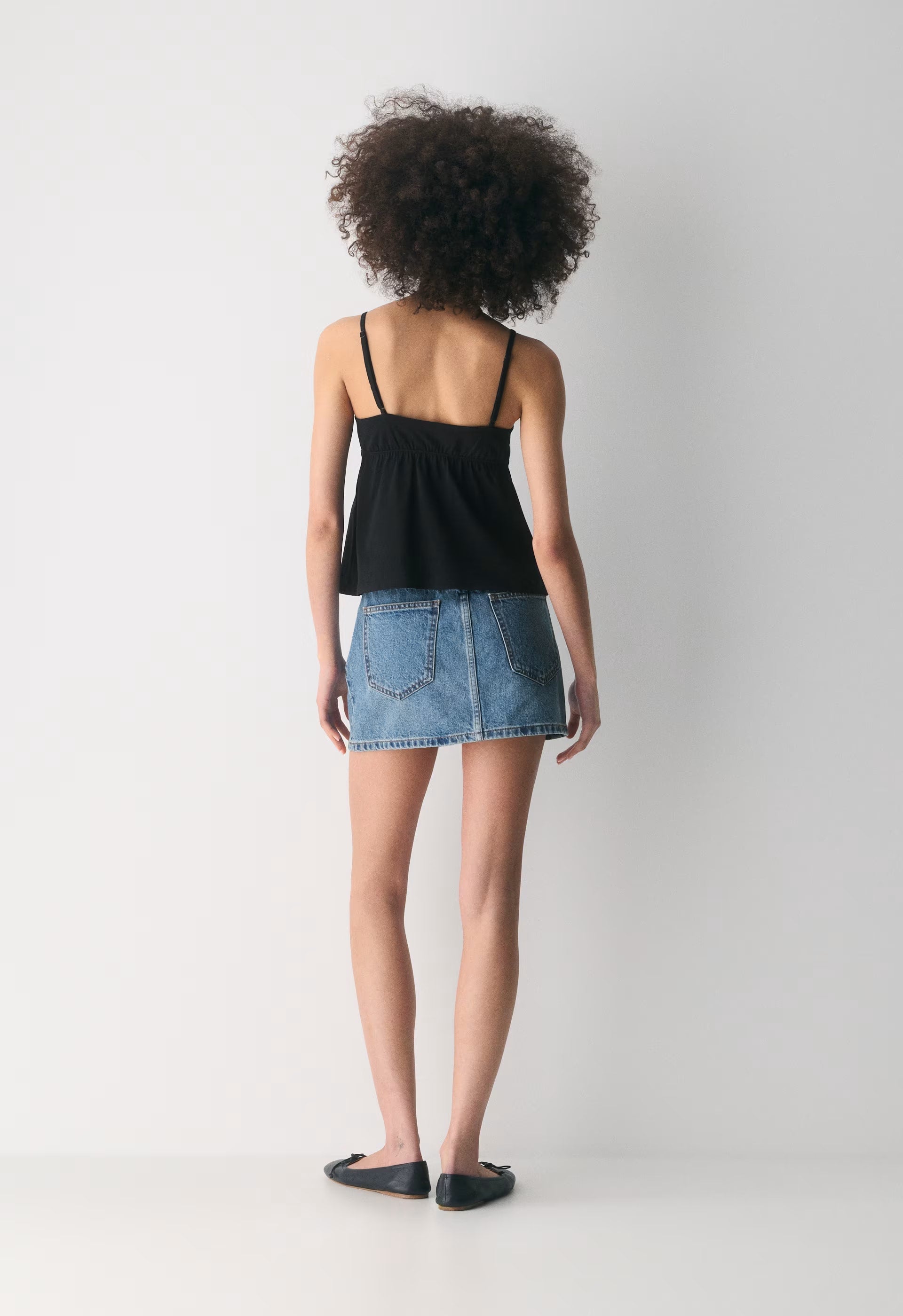 CottonWhisk™ Loulou Camisole - BLACK