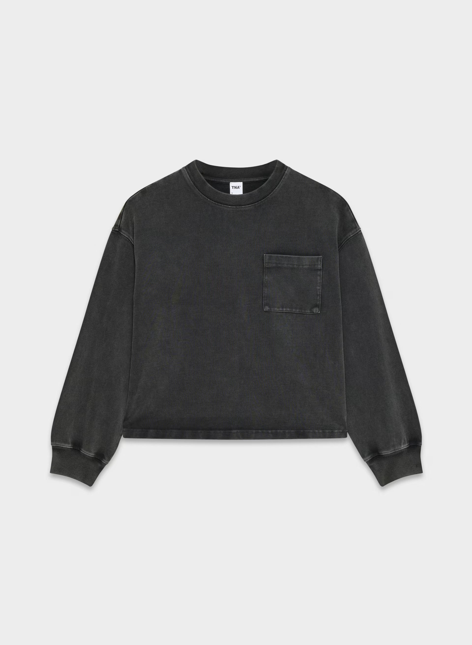 Mighty Cotton™ Motor Longsleeve - LIVED-IN BLACK