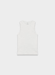 HomeStretch™ Rib Boombox Tank - HEATHER CLOUD WHITE