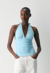 Smooth Matter™ Wylder Halter Top - PANORAMA BLUE