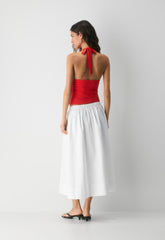 Smooth Matter™ Wylder Halter Top - CHERRYBOMB RED