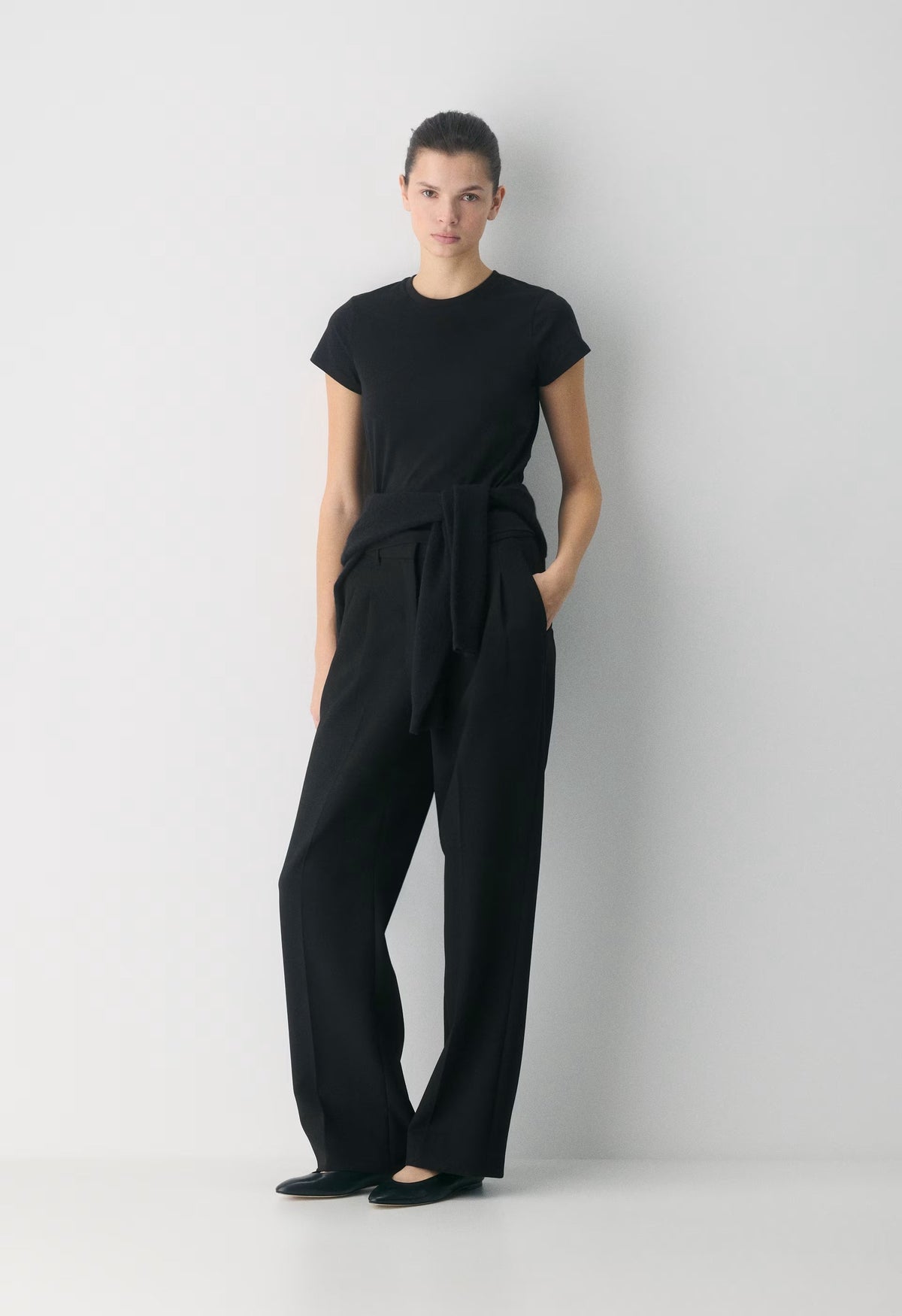 Key Cotton Eira T-Shirt - BLACK