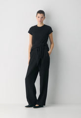 Key Cotton Eira T-Shirt - BLACK
