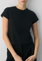 Key Cotton Eira T-Shirt - BLACK