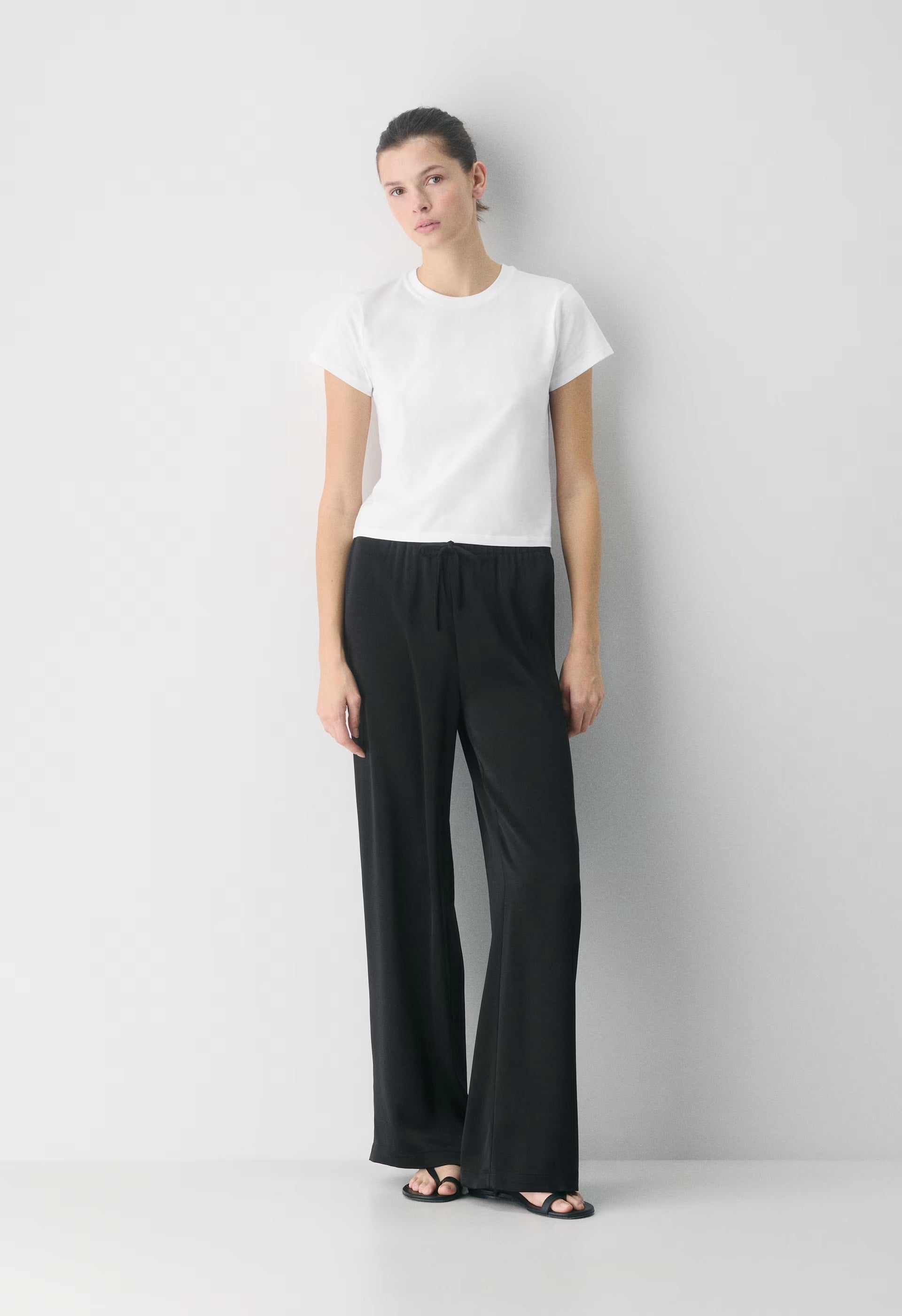 Key Cotton Eira T-Shirt - HEATHER CHROME