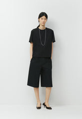 Key Cotton Thessa T-Shirt - BLACK