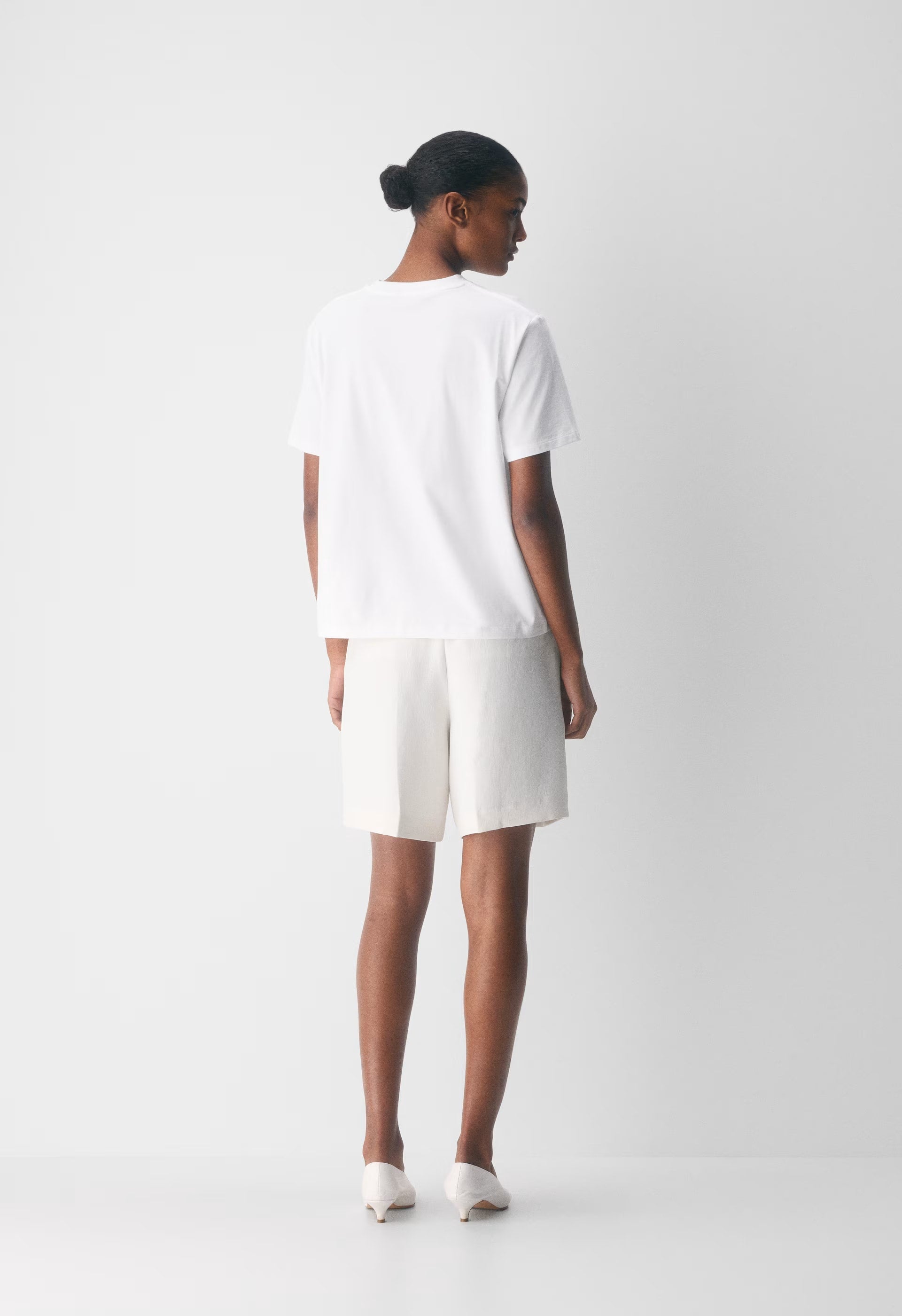 Key Cotton Thessa T-Shirt - WHITE