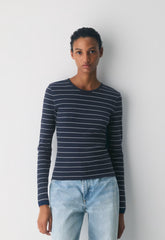 HomeStretch™ Rib Solo Longsleeve - ADMIRAL/WHITE