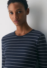 HomeStretch™ Rib Solo Longsleeve - ADMIRAL/WHITE