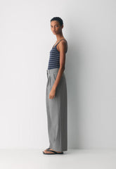 HomeStretch™ Rib Spectrum Cami Tank - ADMIRAL/WHITE