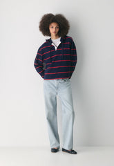 Mighty Cotton™ Wheels Hoodie - ADMIRAL/ FLASHING RD