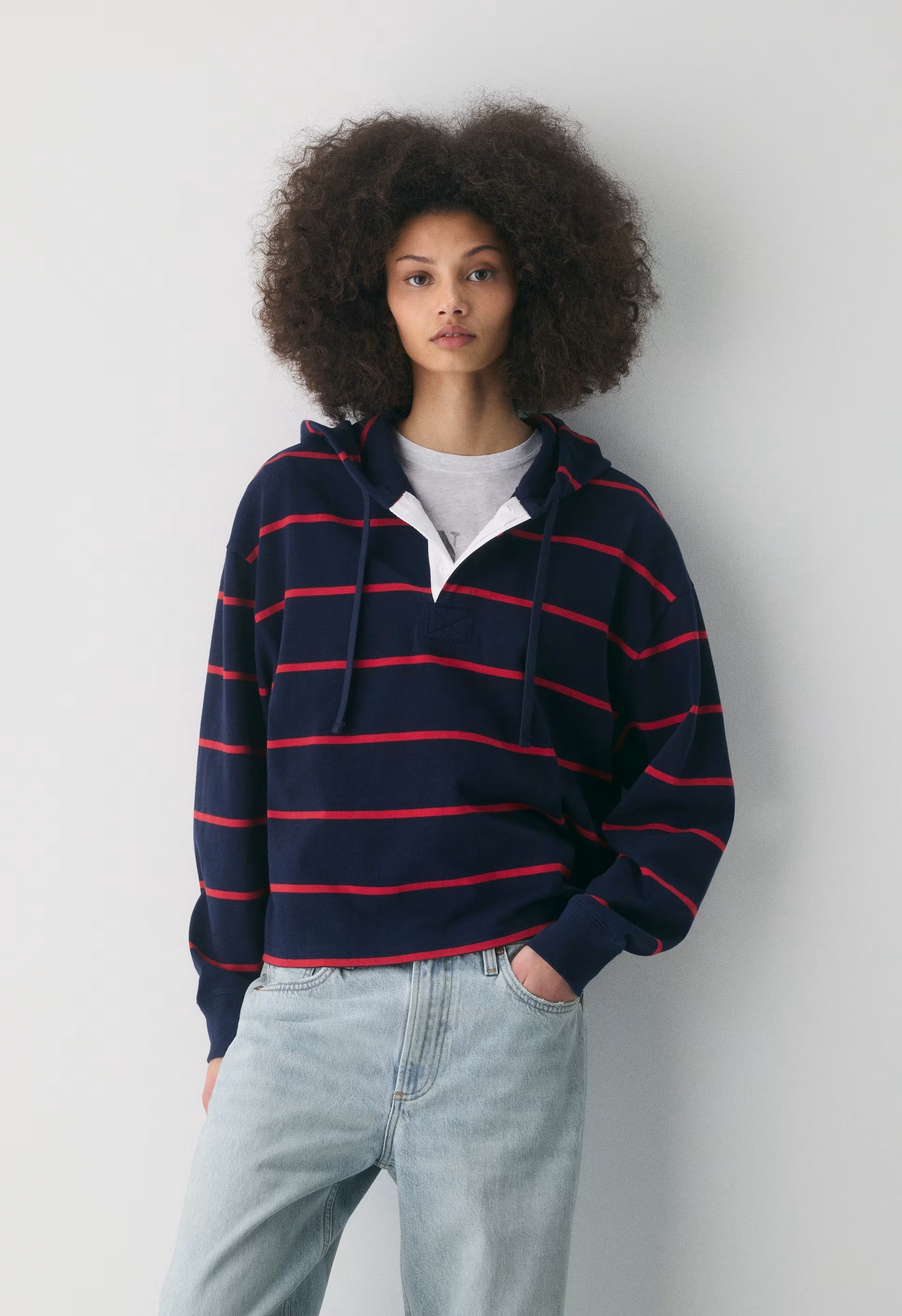 Mighty Cotton™ Wheels Hoodie - ADMIRAL/ FLASHING RD