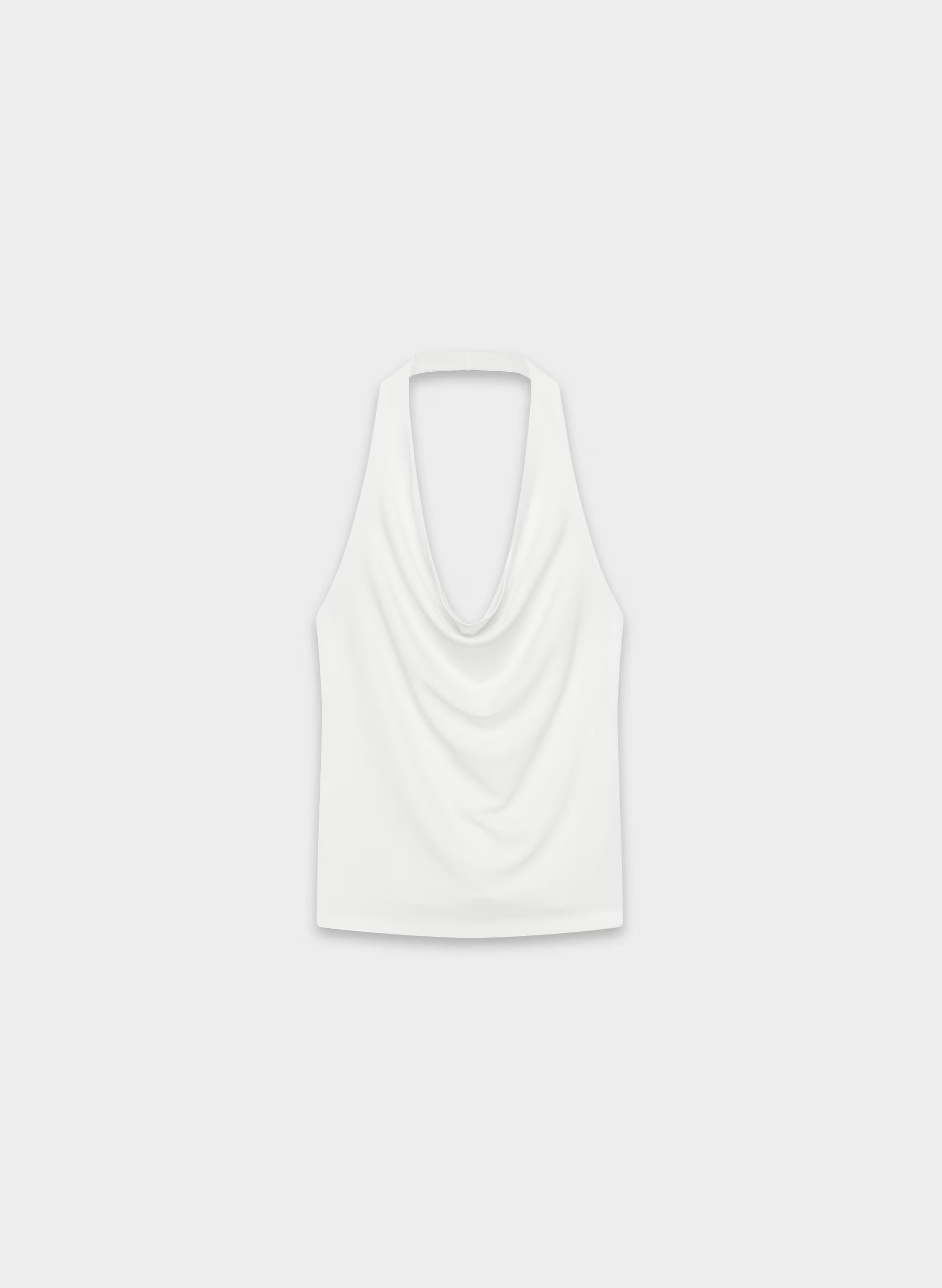 Smooth Matter™ Tableau Halter Top - WHITE