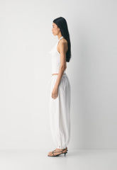 Smooth Matter™ Tableau Halter Top - WHITE