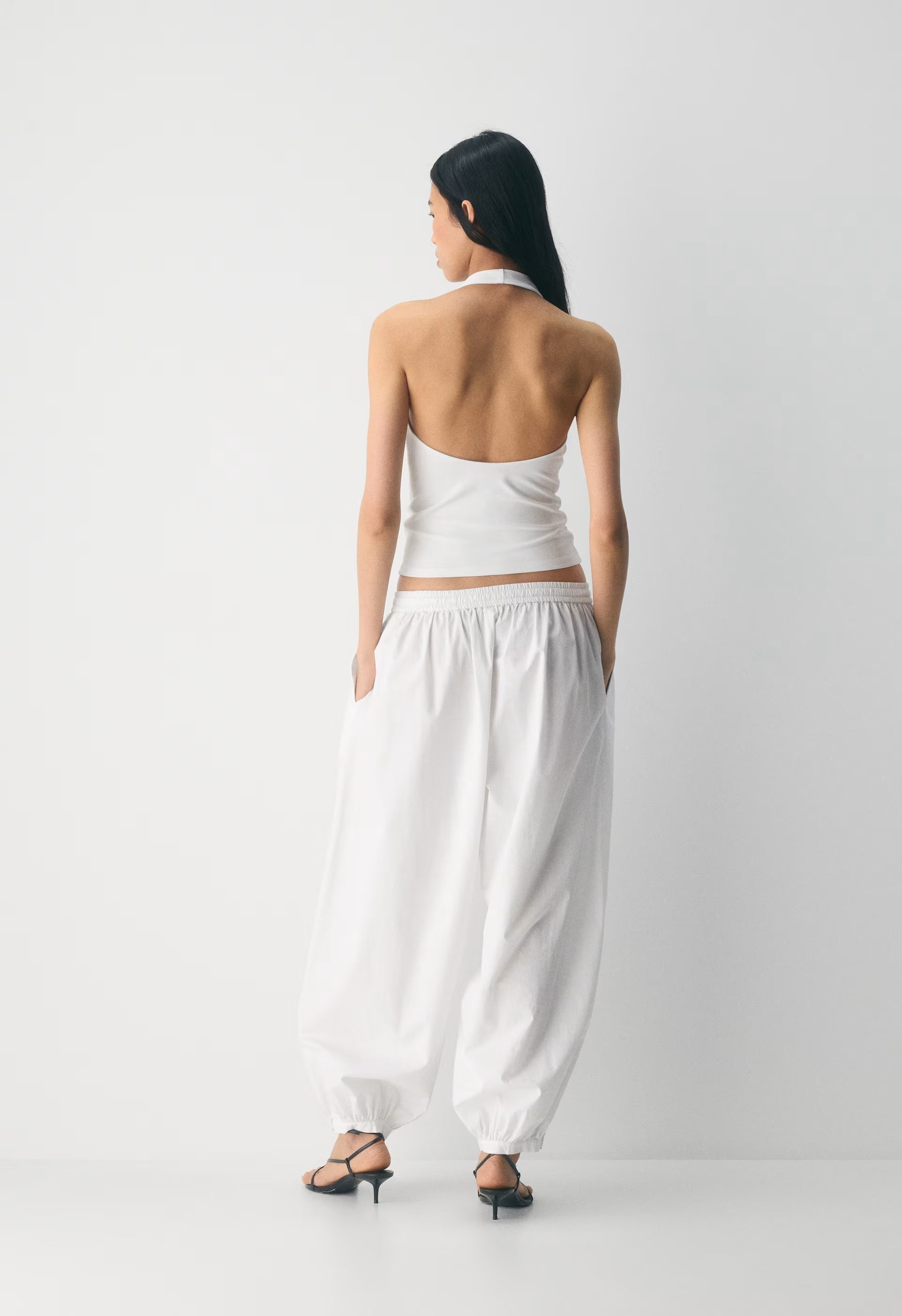 Smooth Matter™ Tableau Halter Top - WHITE