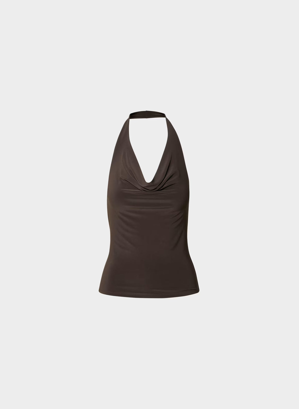 Smooth Matter™ Tableau Halter Top - RICH MOCHA BROWN