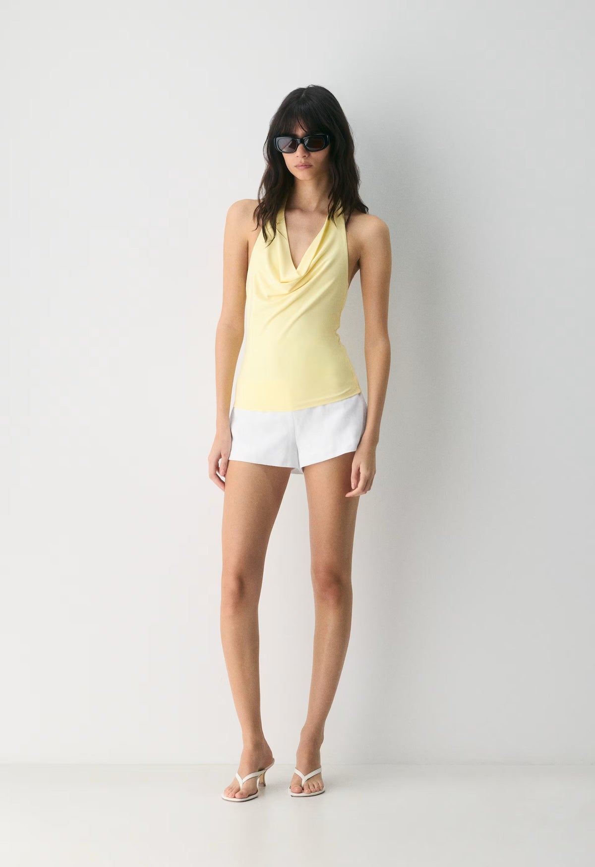 Smooth Matter™ Tableau Halter Top - LEMONADE