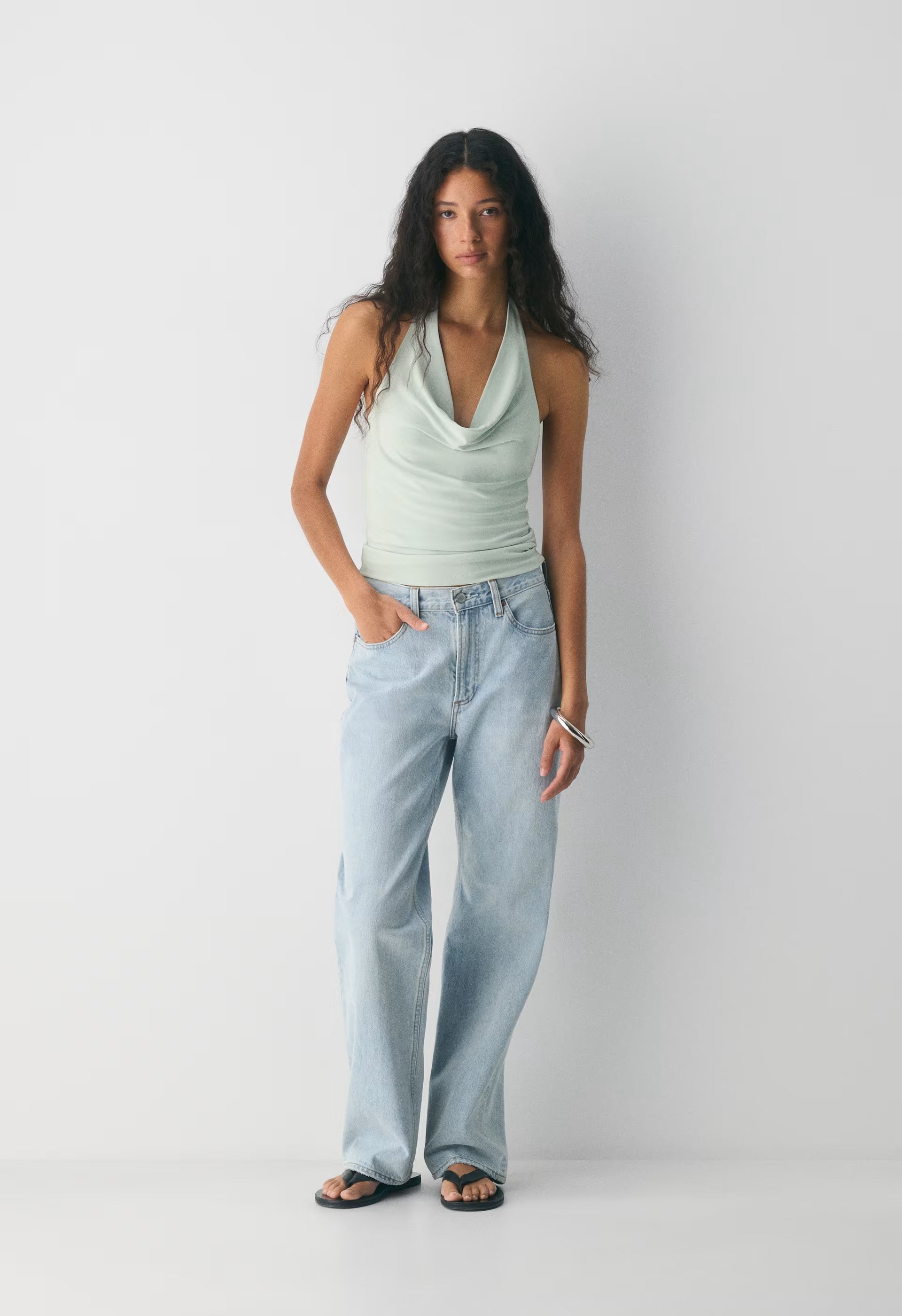 Smooth Matter™ Tableau Halter Top - RICH MOCHA BROWN